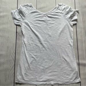 Lilly Pulitzer White Short Sleeve Shirt Size Medium